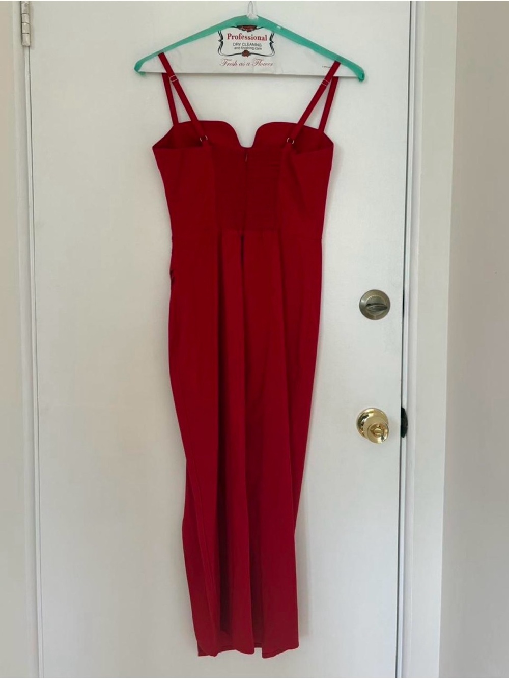 Reformation Alfred dress in red size 6 - Picture 3 of 7